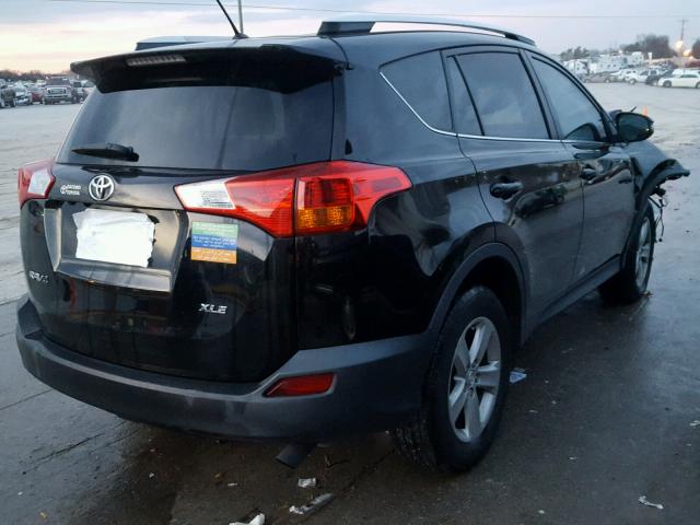 2T3WFREV8DW069747 - 2013 TOYOTA RAV4 XLE BLACK photo 4