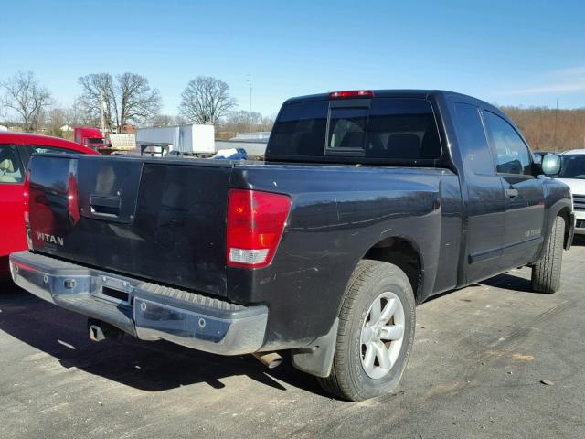 1N6BA0CA9BN324495 - 2011 NISSAN TITAN S BLACK photo 4