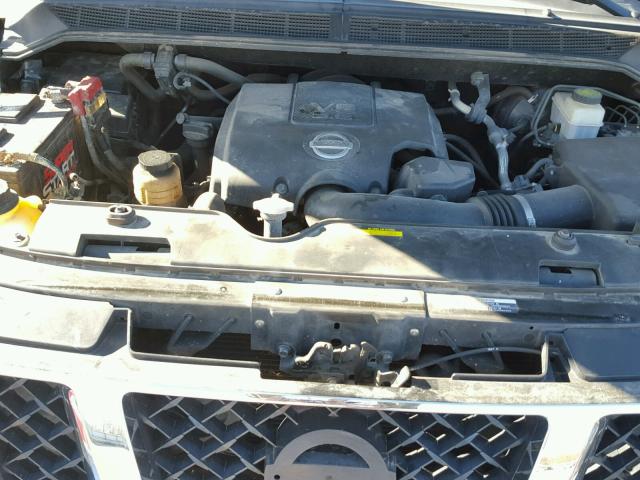 1N6BA0CA9BN324495 - 2011 NISSAN TITAN S BLACK photo 7