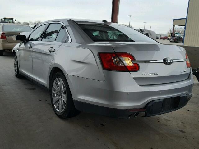 1FAHP2FW9BG189432 - 2011 FORD TAURUS LIM SILVER photo 3