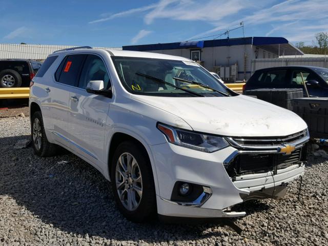 1GNEVJKW4JJ213387 - 2018 CHEVROLET TRAVERSE P WHITE photo 1