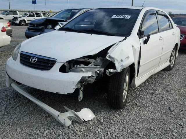 2T1BR32E48C910664 - 2008 TOYOTA COROLLA CE WHITE photo 2