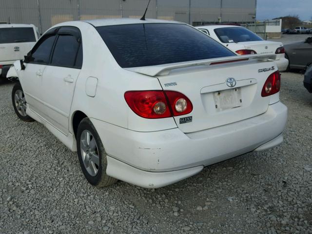 2T1BR32E48C910664 - 2008 TOYOTA COROLLA CE WHITE photo 3