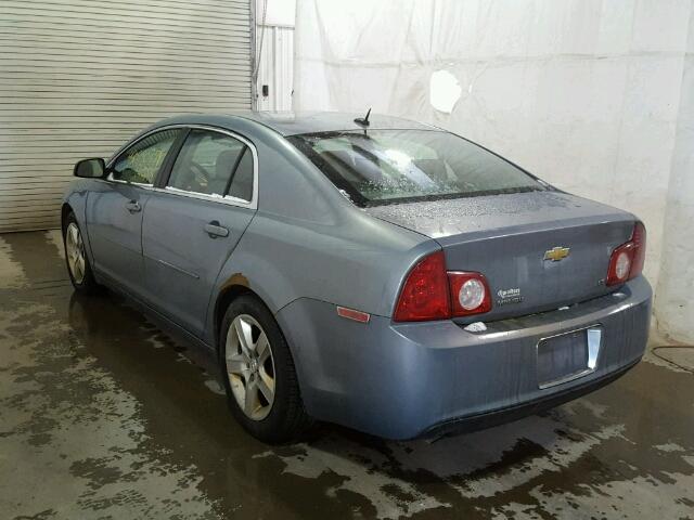 1G1ZG57B694170045 - 2009 CHEVROLET MALIBU LS GRAY photo 3