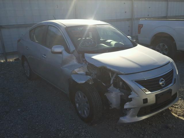 3N1CN7APXDL838583 - 2013 NISSAN VERSA S SILVER photo 1