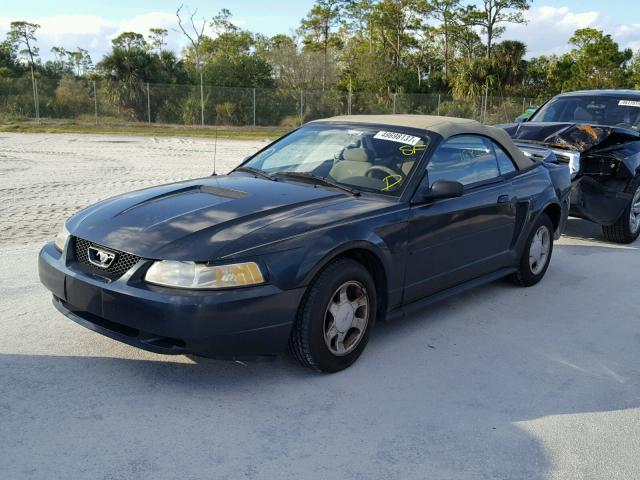 1FAFP4442XF133849 - 1999 FORD MUSTANG GRAY photo 2