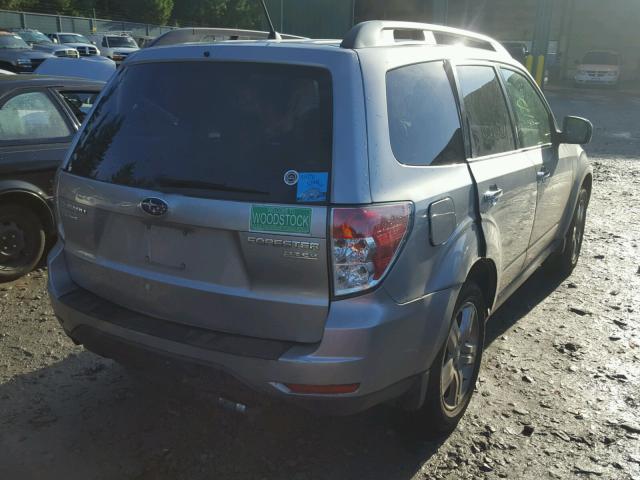 JF2SH6CC3AH776265 - 2010 SUBARU FORESTER 2 SILVER photo 4