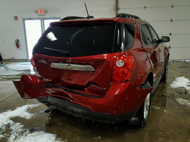 2GNALBEK5F1133861 - 2015 CHEVROLET EQUINOX LT BURGUNDY photo 4