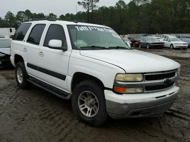 1GNEC13T95R137957 - 2005 CHEVROLET TAHOE C150 WHITE photo 1