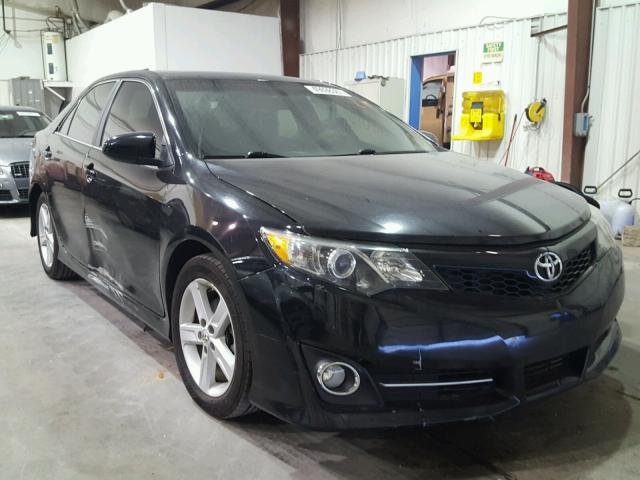 4T1BF1FK0CU162015 - 2012 TOYOTA CAMRY BASE BLACK photo 1