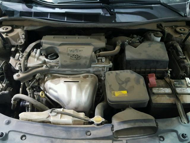 4T1BF1FK0CU162015 - 2012 TOYOTA CAMRY BASE BLACK photo 7