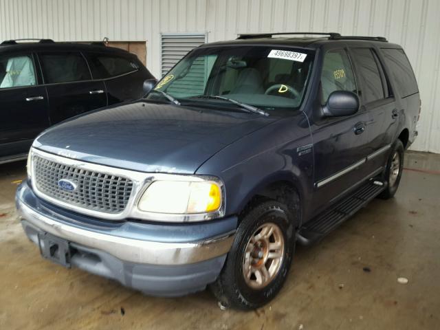 1FMRU15WX2LA55891 - 2002 FORD EXPEDITION BLUE photo 2