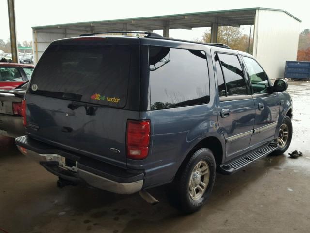 1FMRU15WX2LA55891 - 2002 FORD EXPEDITION BLUE photo 4