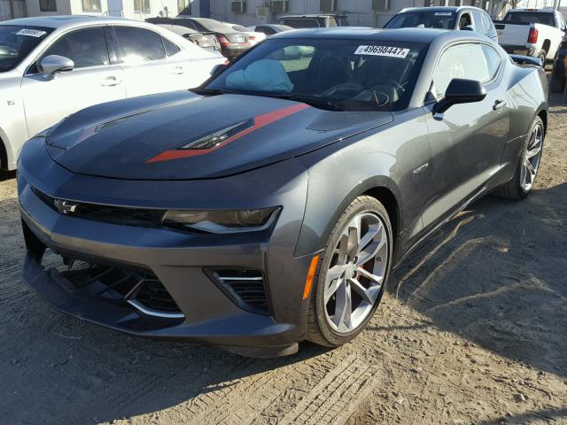 1G1FH1R73H0149452 - 2017 CHEVROLET CAMARO SS Grafito foto 2