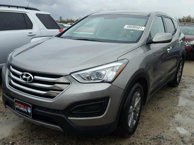 5XYZT3LB6GG360164 - 2016 HYUNDAI SANTA FE S GRAY photo 2