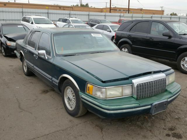 1LNLM82W1PY725485 - 1993 LINCOLN TOWN CAR S GREEN photo 1