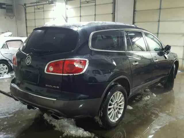 5GAKRCED7CJ417899 - 2012 BUICK ENCLAVE BLACK photo 4
