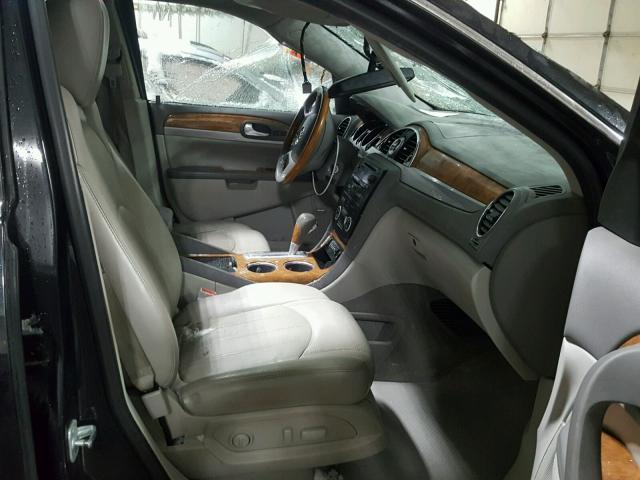 5GAKRCED7CJ417899 - 2012 BUICK ENCLAVE BLACK photo 5