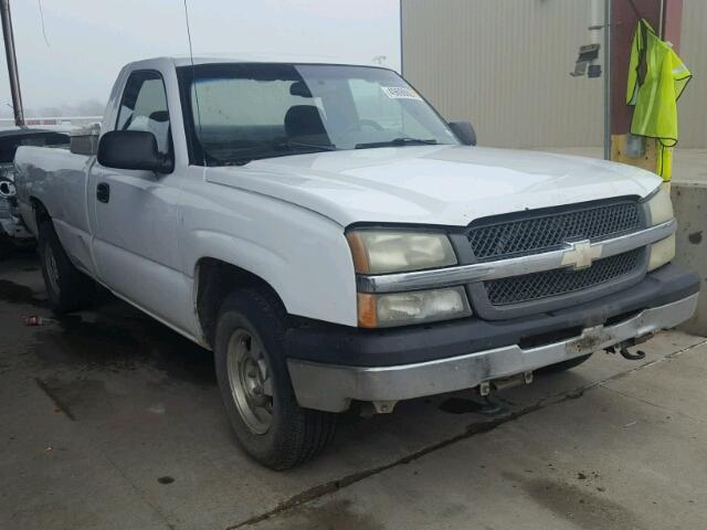 1GCEC14V74Z272491 - 2004 CHEVROLET SILVERADO WHITE photo 1