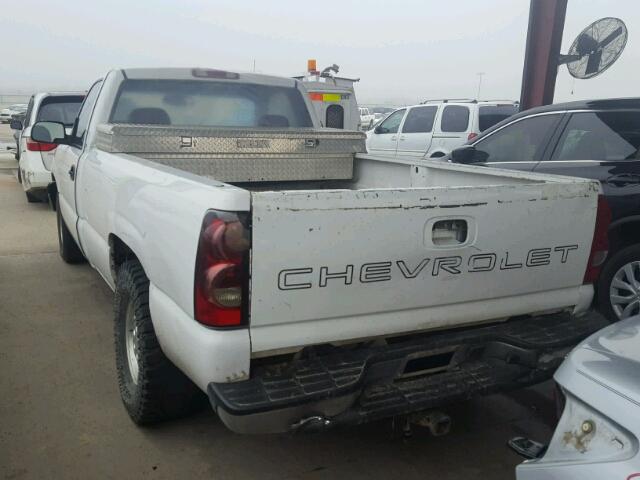 1GCEC14V74Z272491 - 2004 CHEVROLET SILVERADO WHITE photo 3