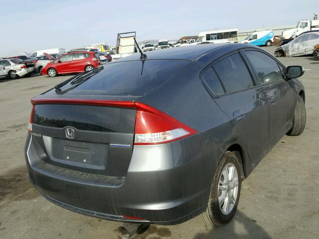 JHMZE2H70AS029685 - 2010 HONDA INSIGHT GRAY photo 4