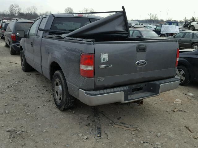 1FTPX12576NA43254 - 2006 FORD F150 CHARCOAL photo 3