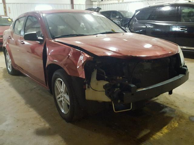 1B3LC56K08N199917 - 2008 DODGE AVENGER SX RED photo 1