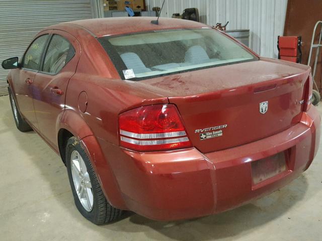 1B3LC56K08N199917 - 2008 DODGE AVENGER SX RED photo 3