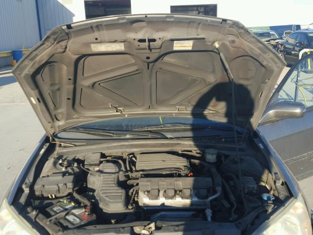 2HGES26764H512882 - 2004 HONDA CIVIC EX GRAY photo 7