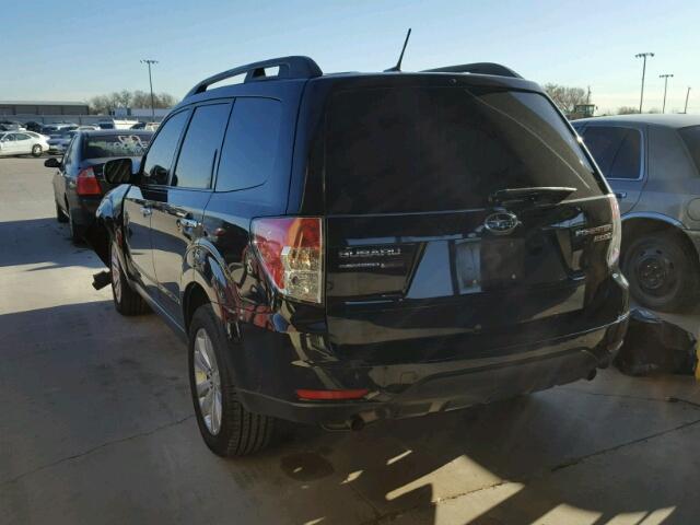 JF2SHACC1CH416787 - 2012 SUBARU FORESTER 2 BLACK photo 3