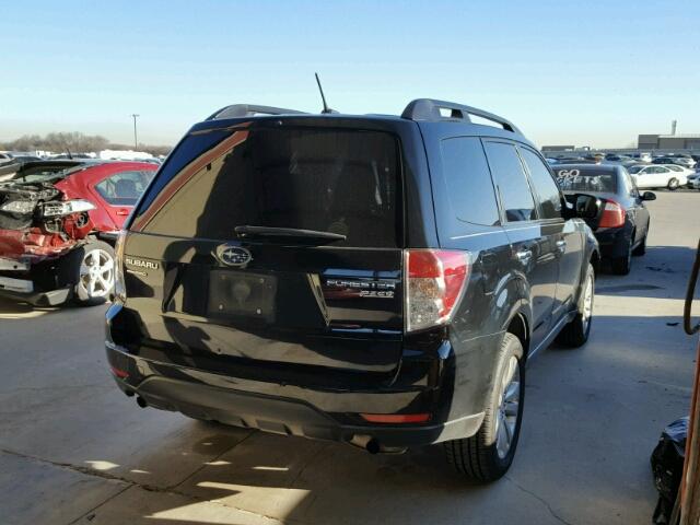 JF2SHACC1CH416787 - 2012 SUBARU FORESTER 2 BLACK photo 4