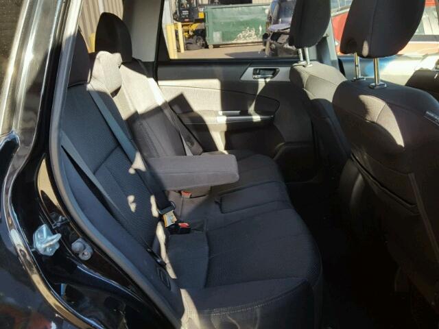 JF2SHACC1CH416787 - 2012 SUBARU FORESTER 2 BLACK photo 6