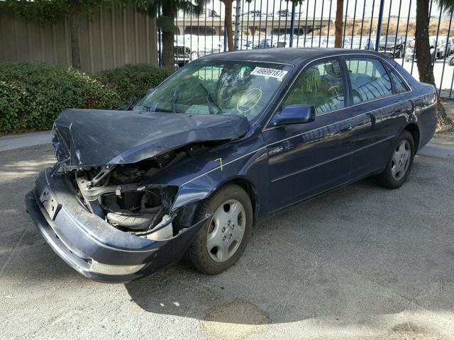 4T1BF28B14U353656 - 2004 TOYOTA AVALON XL BLUE photo 2