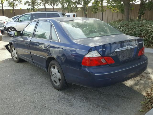 4T1BF28B14U353656 - 2004 TOYOTA AVALON XL BLUE photo 3