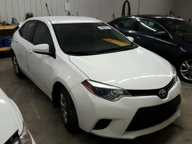 5YFBURHEXEP170803 - 2014 TOYOTA COROLLA L WHITE photo 1