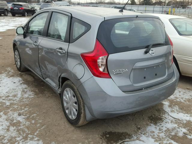 3N1CE2CP9EL362151 - 2014 NISSAN VERSA NOTE GRAY photo 3