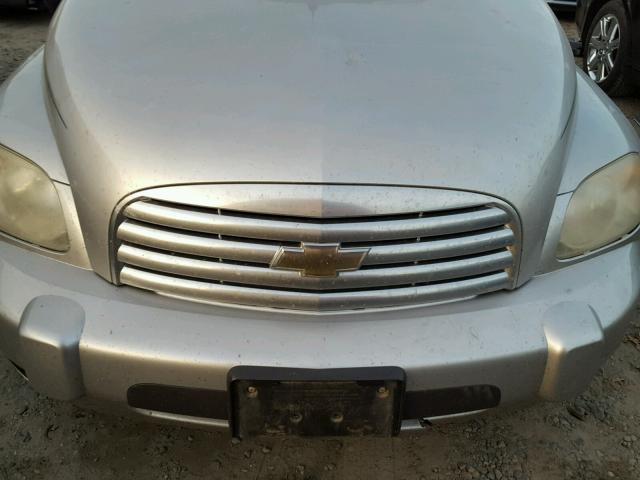 3GNDA13D38S532907 - 2008 CHEVROLET HHR LS SILVER photo 10
