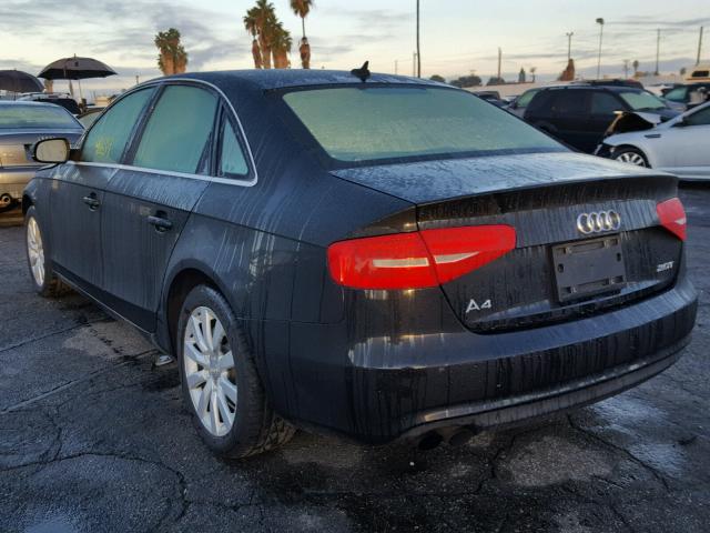 WAUAFAFL4DN009154 - 2013 AUDI A4 PREMIUM GRAY photo 3