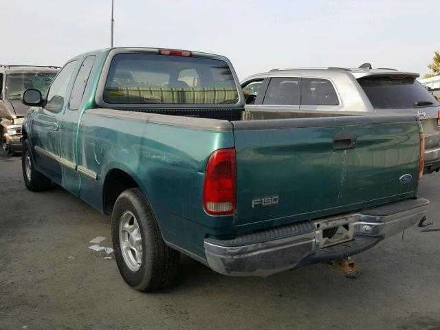 1FTDX1766VKC95033 - 1997 FORD F150 GREEN photo 3