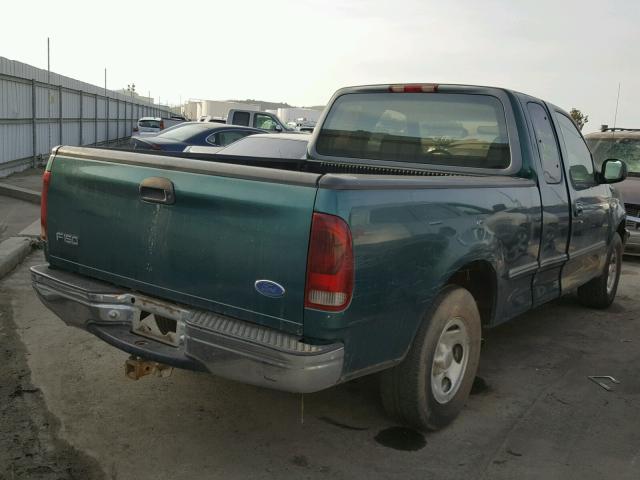 1FTDX1766VKC95033 - 1997 FORD F150 GREEN photo 4