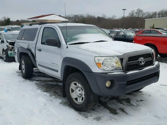 5TFPX4EN4BX002074 - 2011 TOYOTA TACOMA SILVER photo 1