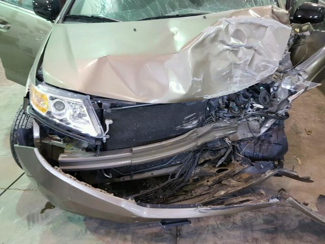 5FNRL5H60BB041172 - 2011 HONDA ODYSSEY EX TAN photo 7