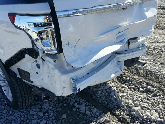 1FMHK7D86CGA01084 - 2012 FORD EXPLORER X WHITE photo 9