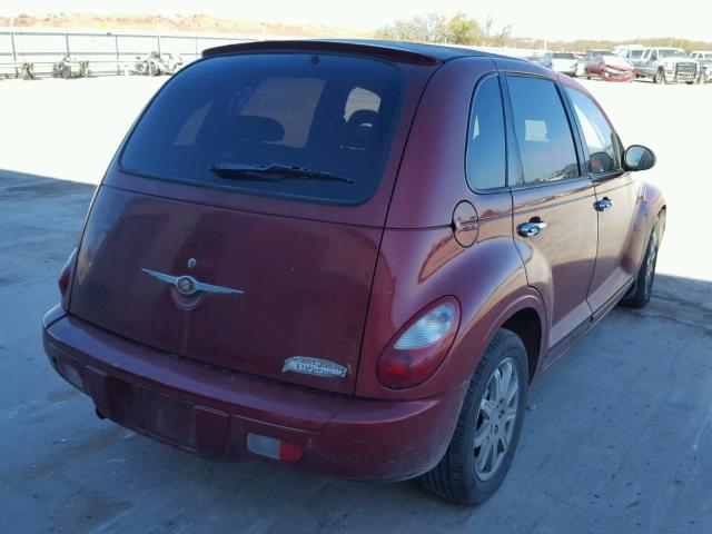 3A4FY58B67T540630 - 2007 CHRYSLER PT CRUISER RED photo 4