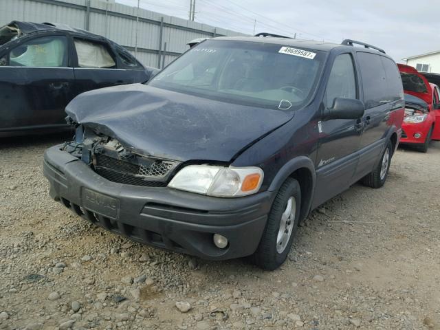 1GMDV23E35D108338 - 2005 PONTIAC MONTANA BLUE photo 2