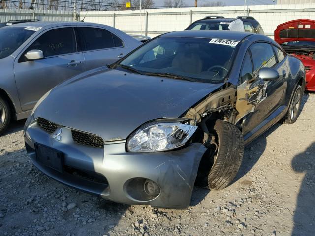 4A3AK24F48E041185 - 2008 MITSUBISHI ECLIPSE GS BLUE photo 2