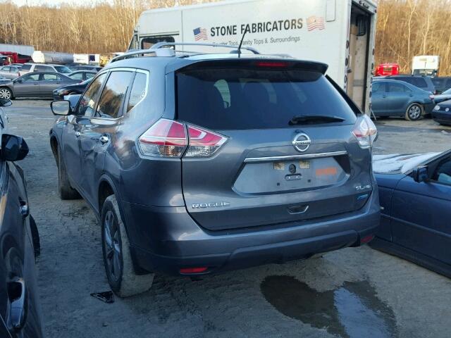 5N1AT2MV3EC779537 - 2014 NISSAN ROGUE S GRAY photo 3