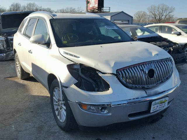 5GAKVBED3BJ347516 - 2011 BUICK ENCLAVE CX WHITE photo 1