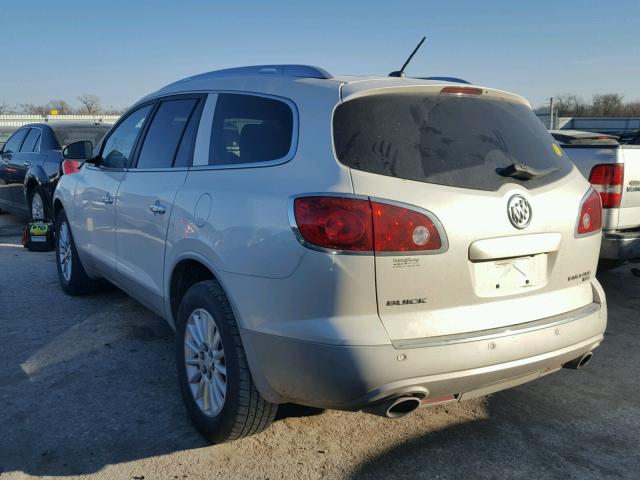 5GAKVBED3BJ347516 - 2011 BUICK ENCLAVE CX WHITE photo 3