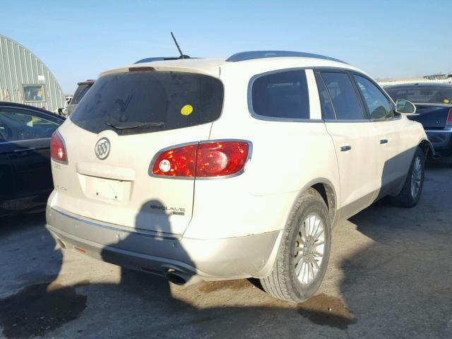 5GAKVBED3BJ347516 - 2011 BUICK ENCLAVE CX WHITE photo 4